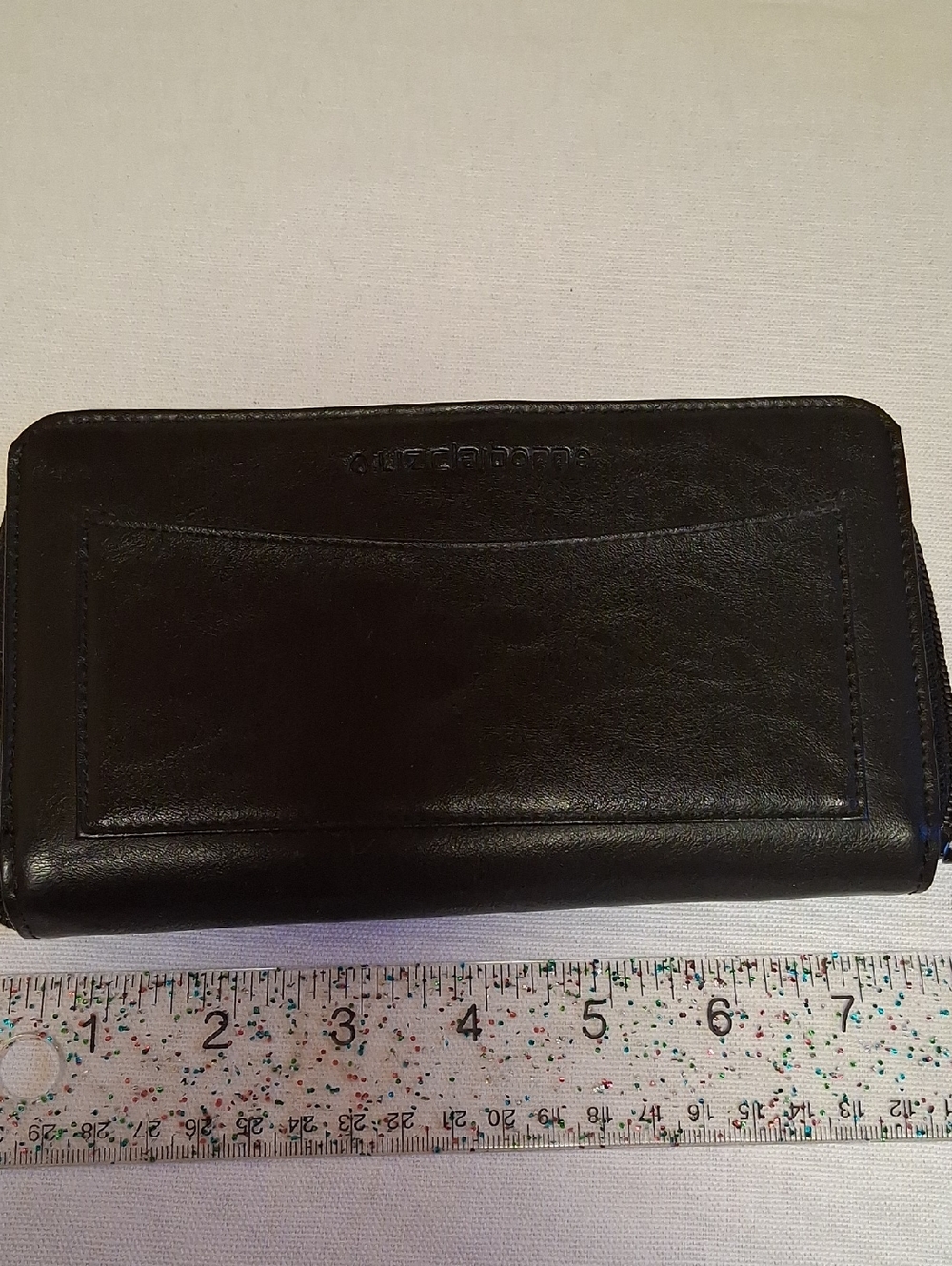Liz Claiborne Black  Zip Wallet